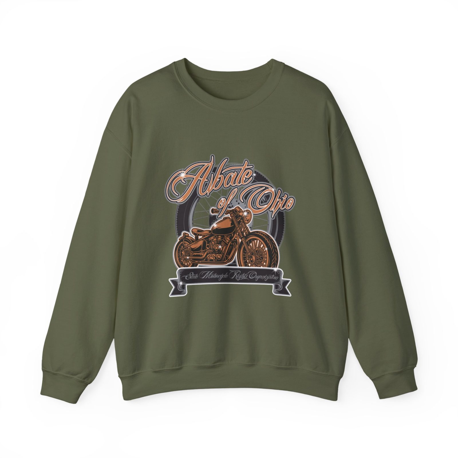 Motorcycle Crewneck Sweatshirt — "I Vote Motorcycle" Vintage Biker Pullover - Image 9