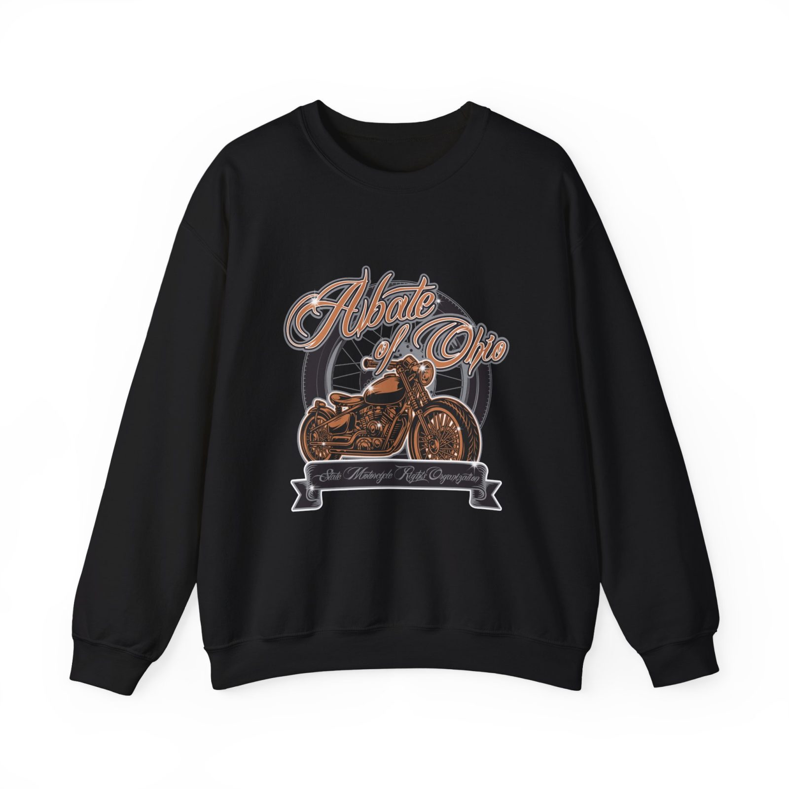 Motorcycle Crewneck Sweatshirt — "I Vote Motorcycle" Vintage Biker Pullover - Image 5